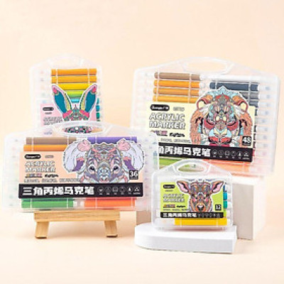 Guangbo - Viết Acrylic Marker 1 Đầu H02306-1 36 Màu