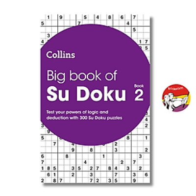 Sách - Big Book of Su Doku Book 2 by Collins | Test Powers of Logic with Su Doku Puzzles