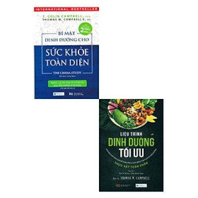 Combo Sách Dinh Dưỡng Hay: Liệu Trình Dinh Dưỡng Tối Ưu + Bí Mật Dinh Dưỡng Cho Sức Khỏe Toàn Diện (Bộ 2 Cuốn) 