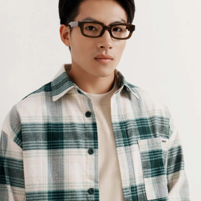 Áo sơ mi tay dài nam vải flannel Form Oversize - ROUTINE 10F25SHL002