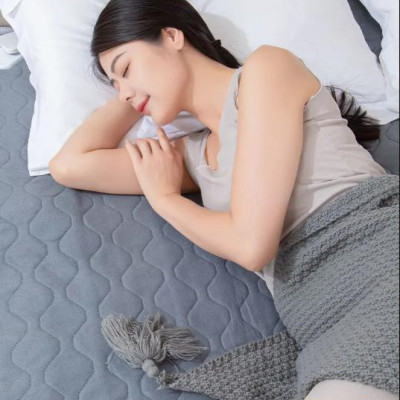 Đệm Sưởi Điện 4 Lớp Siêu Nhẹ Mềm Mịn Làm Ấm Và Giúp Ngủ Ngon Cho Gia Đình, Chăn Điện Sưởi Ấm Hai Vùng Độc Lập Chỉnh Nhiệt Độ Hẹn Giờ