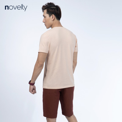 Áo thun nam Novelty cổ tim 190233