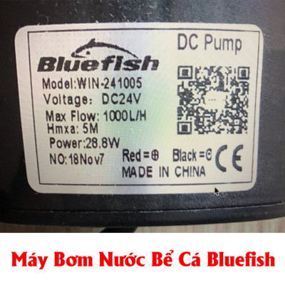 BƠM CHÌM HỒ CÁ BLUEFISH LOẠI NHỎ (24V DC) GIÁ THANH LÝ (1 bộ bao gồm 1 bơm chìm và 1 bộ AC chuyển đổi dòng điện) thích hợp sử dụng cho bể cá, hệ thống thuỷ canh, hồ thuỷ sinh nhỏ...