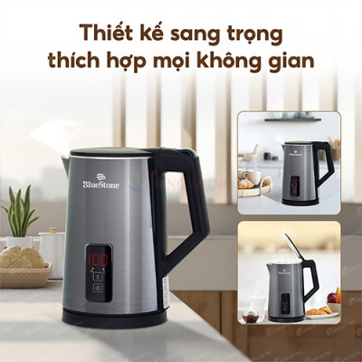Bình đun siêu tốc Bluestone 1.7 lít KTB-3471 - Hàng chính hãng
