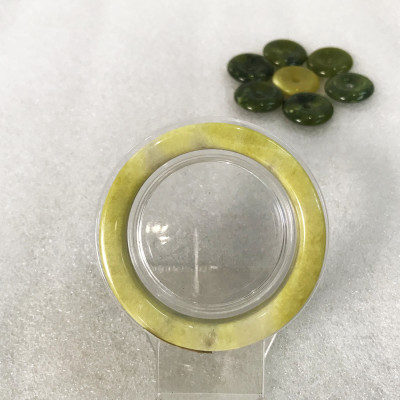 Vòng tay đá cẩm thạch tự nhiên bản vuông nhiều size cho người mệnh Thủy và Kim VONGVUONG5.1CM