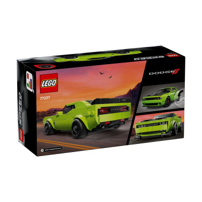 LEGO SPEED CHAMPIONS 77237 Đồ Chơi Lắp Ráp Xe Thể Thao Dodge Challenger SRT Hellcat (390 Chi Tiết)
