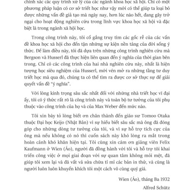 Sách - Sự Kiến Tạo Ý Nghĩa Của Thế Giới Xã Hội - Der Sinnhafte Aufbau Der Sozialen Welt