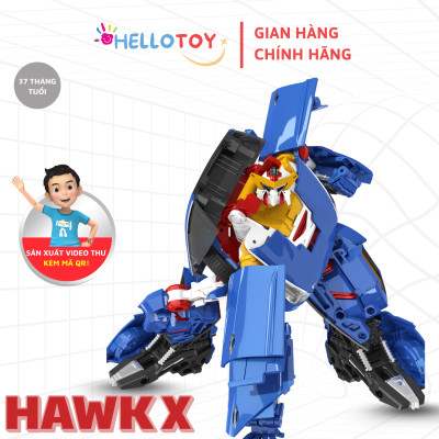 Đồ chơi Robot Little Hawk X Hello Carbot HC-F-009SD - Nhựa PVC - Kích thước 120*72*130mm - Tuổi 37+ - Hello Toy