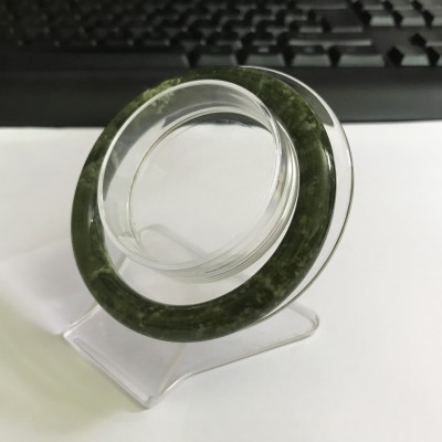 Vòng tay cẩm thạch ngọc tự nhiên của VN màu xanh cho người mệnh Hỏa và Mộc nhiều size