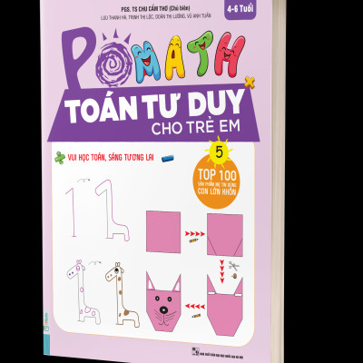  Combo Trọn Bộ Sách PoMath - Toán Tư Duy Cho Trẻ Em 4-6 Tuổi (6 cuốn) 
