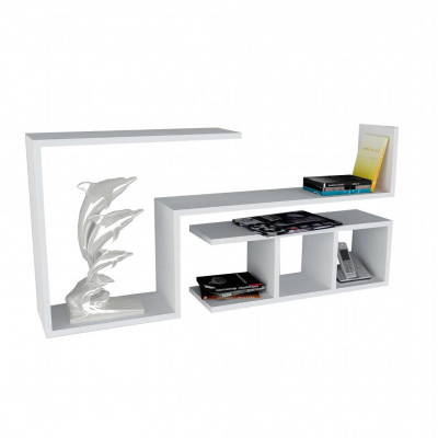 Kệ gỗ trang trí phòng khách gia đình SMLIFE Wulendo