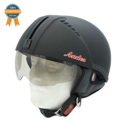 Mũ Bảo Hiểm Nửa Đầu Kính Ẩn ANDES 181 - Nhiều Màu - Cao Cấp