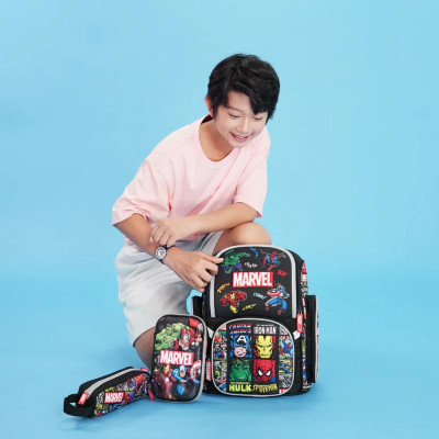 Bóp Viết 3D Biệt Đội Avengers - Cleverhippo HLM1104/BLACK - Màu Đen