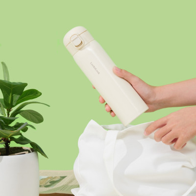 Bình giữ nhiệt LocknLock Round One Touch Tumbler 500ml LHC3296, Hàng chính hãng, nắp bật - JoyMall