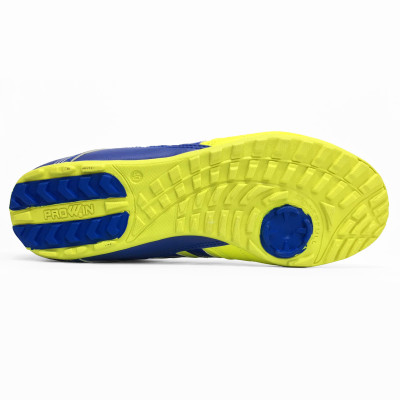 Giày Đá Bóng Sân Cỏ Nhân Tạo Prowin 3 Sọc Vàng Chanh - Chính Hãng