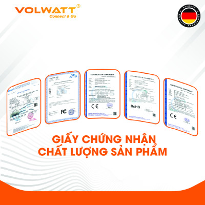 Củ sạc nhanh  Volwatt GE-30G-C Super Fast Charger dùng cho iPhone/ Samsung/ OPPO... (30W, Type C, PD/ QC3.0 Quick charger) - Hàng chính hãng - Bảo hành 12 tháng