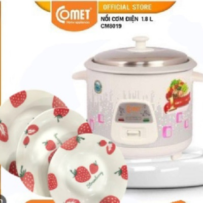 Nồi cơm điện nắp rời 1.8L COMET - CM8019/8021 - Hàng Chính Hãng