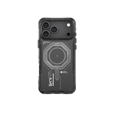 Ốp Lưng Sạc Không Dây Từ Tính SKINARMA MAGMA dành cho iPhone 17 Pro/ 17 Pro max Chống Ố Vàng, Chống Sốc 3 Lớp_ Hàng chính hãng