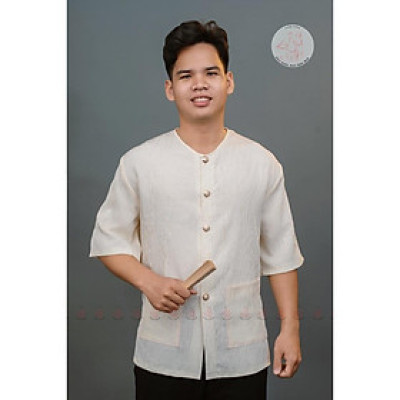 [Đặt May] Áo lẻ bà ba nam vải tafta ép cao cấp, may riêng theo yêu cầu