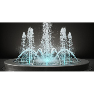 Đầu phun hình cột nước inox phi 27mm - 34mm - 49mm đầu phun nước nghệ thuật