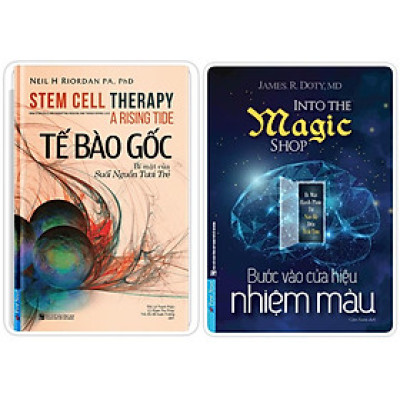 Sách Combo Tế bào gốc + Bước vào cửa hiệu nhiệm màu - Bản Quyền