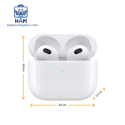 Tai nghe không dây hàng chính hãng WiWU Wi-Airbuds 3: Hỗ trợ sạc không dây, HF Sound, pin trâu, cửa sổ pop-up, điều khiển chạm thông minh