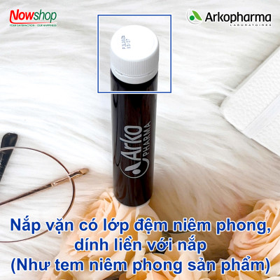 Nước uống collagen marin 5000mg Perles De Peau Arkopharma hộp 10 ống dưỡng ẩm đẹp da ngừa lão hóa – Nhập khẩu chính hãng Pháp