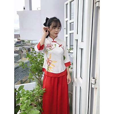 ĐỒ LAM ĐI CHÙA Đài Loan Vải Lụa