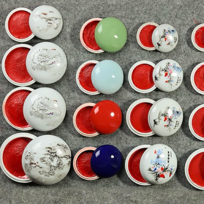 Màu khoáng chu sa đóng dấu