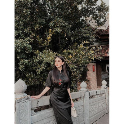 ĐỒ LAM ĐI CHÙA  Tàu Lụa Vải Lụa Tầm