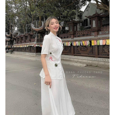 ĐỒ LAM ĐI CHÙA  Mẫu Hoa Gen