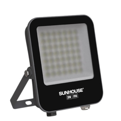 Đèn pha LED SUNHOUSE Spec SHE-LSPPL01.30W Sử dụng Chip LED ,Tuổi thọ 25.000 giờ, chuẩn IP66, chống nước