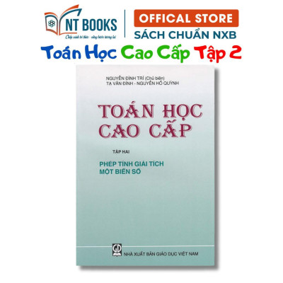 Sách - Combo Toán Học Cao Cấp Tập 1 + 2 + 3 - KHỔ NHỎ - NXB Giáo Dục - HV