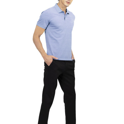 Áo thun Polo melange dệt chìm xương cá không túi bích Melange NATMMDMCSR210111N