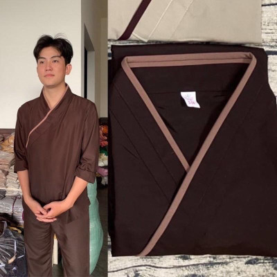 Đồ Lam Đi Chùa Pháp Phục Phật Giáo VẠT CHÉO