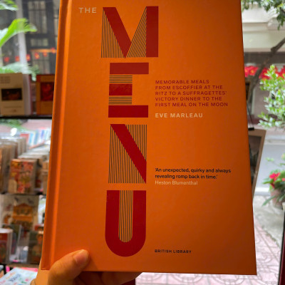 Sách - The Menu: History on a Plate by Eve Marleau | History English Book / Ngoại văn Bìa cứng
