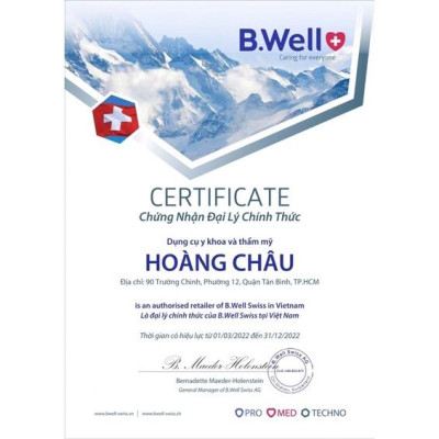 Máy đo huyết áp cổ tay điện tử tự động B.Well Med 57(Nhập từ Thụy Sỹ)