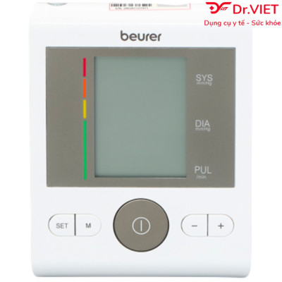 Máy đo huyết áp bắp tay hẹn giờ Beurer BM28 Chính hãng - Nhập khẩu Đức, độ chính xác cao, cảnh báo nhịp tim