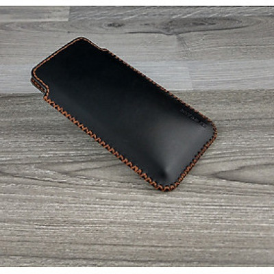 Bao da rút 17 Pro Max 16 Pro Max da bò thật may thủ công đẹp bền sang - hàng chính hãng