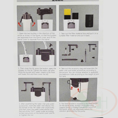 Lọc treo KaoKui Wall Mounted Filter KK 801 / 802 / 803 bể cá tép thủy sinh