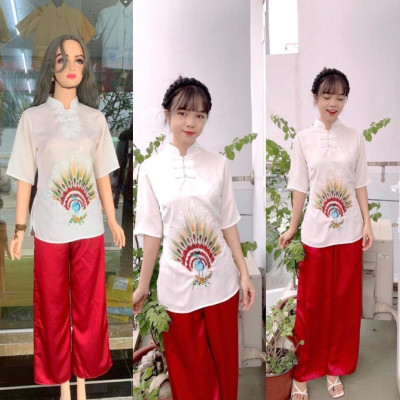 ĐỒ LAM ĐI CHÙA  Mẫu Chim Công Mới 2022 Đủ Màu