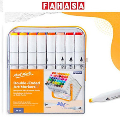 Bộ 48 Bút Lông Màu 2 Đầu - Mont Marte MMPM0078