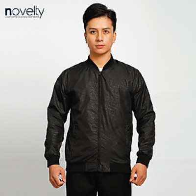 Áo jacket nam in chìm Novelty màu đen 2203362