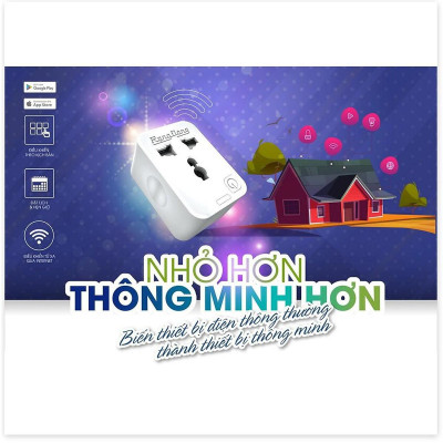 Ổ cắm điện thông minh Rạng Đông OC.01.WF 16A