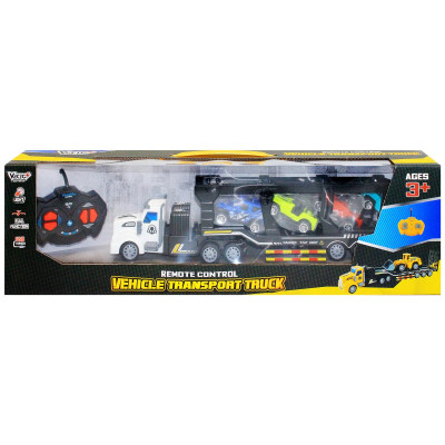 Đồ Chơi Xe Tải Vận Chuyển Điều Khiển Từ Xa Kèm 4 Xe Mô Hình - Vecto VT200-7