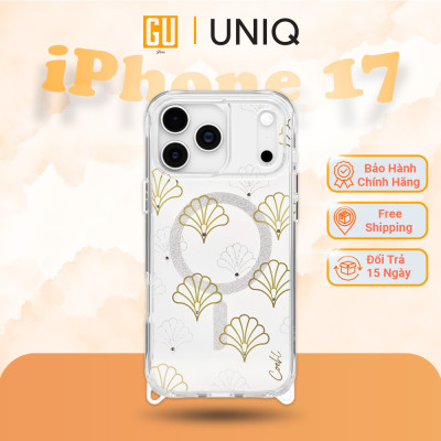 Ốp Lưng UNIQ COEHL MARÉE Cho iPhone 17 Pro/ 17 Pro Max Gợi Lên Bở Biển Lấp Lánh Vỏ Sò Đón Ánh Nắng Hàng Chính Hãng