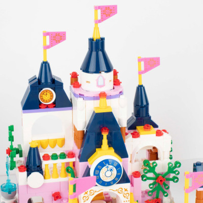 Bộ 6 Đồ Chơi Lắp Ráp Lâu Đài Cổ Tích 6 Trong 1 - Fairy Tale Castle - Toys&Joys 8776 (447 Mảnh Ghép)