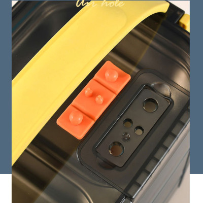 Hộp cơm giữ nhiệt văn phòng YESURE 1200ml Hai Tầng có ngăn Inox Tháo rời dễ dàng cho vào lò Vi Sóng - Hàng chính hãng