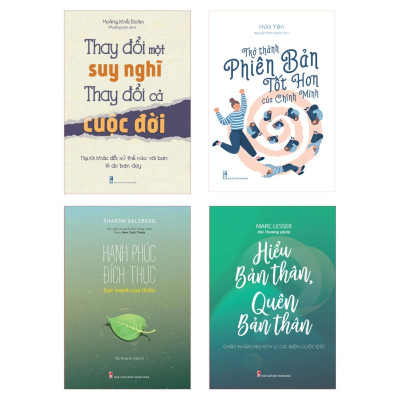 Sách: Combo 4 Cuốn Đời Thay Đổi Khi Chúng Ta Thay Đổi