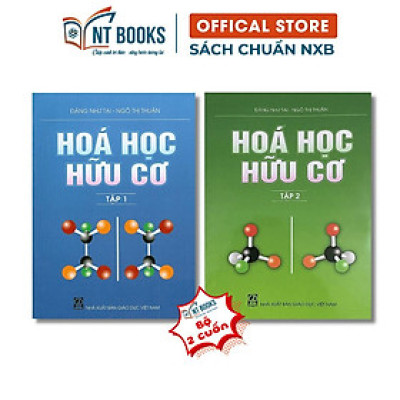 Sách - Combo Hóa Học Hữu Cơ Tập 1 + 2 - NXB Giáo Dục - HV